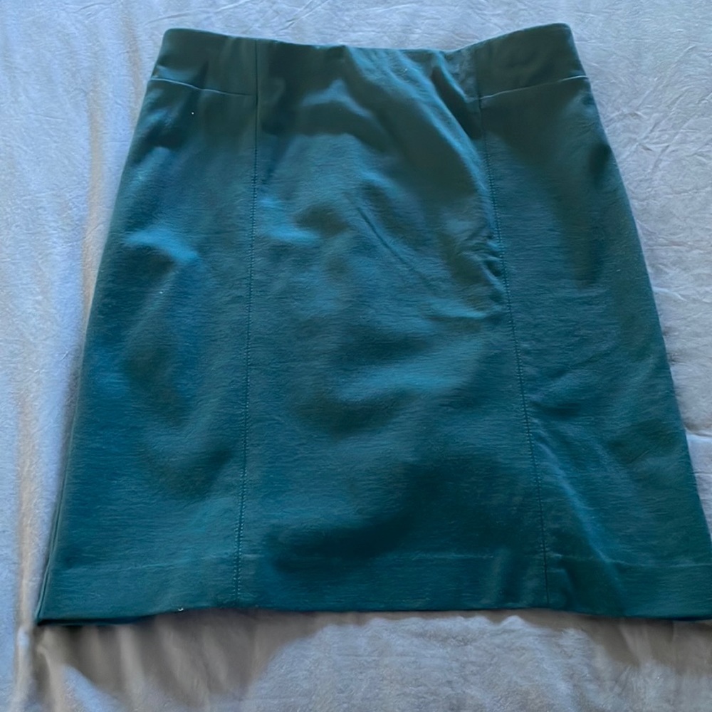 J. Jill Teal Pencil Skirt